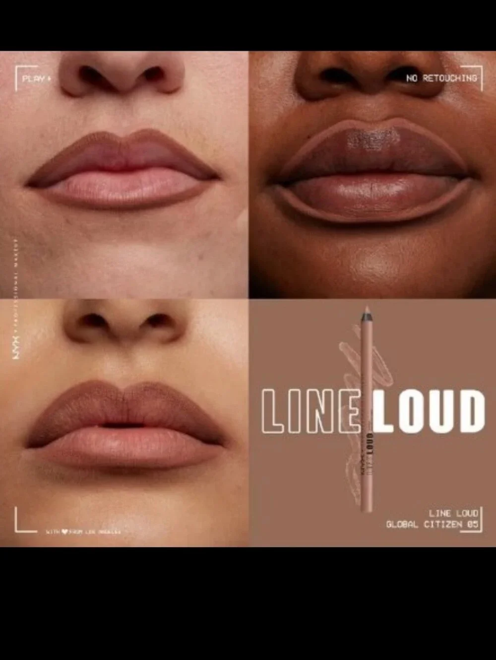 8 NEW NYX Professional Makeup Line Loud Longwear Lip Liner Bundle